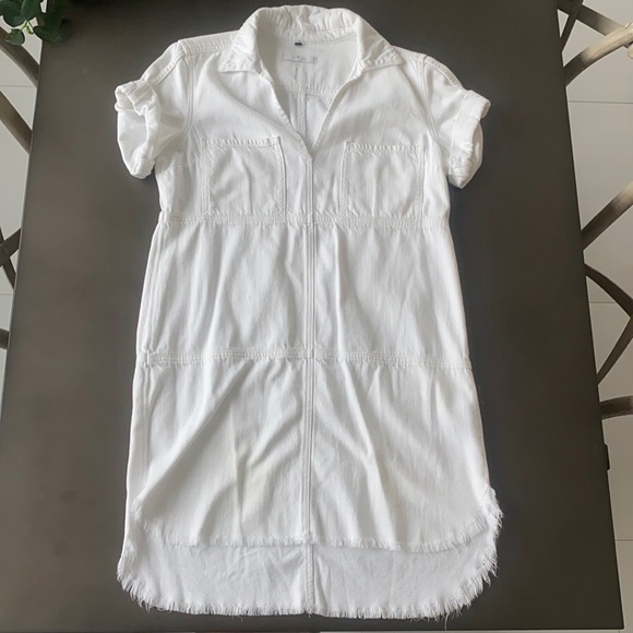 white christmas dresses 7 for all Mankind- Mini Skirt White – Blond Genius main image 0